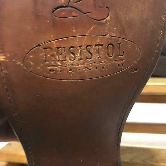 Resistol Mens Calf Roper Horse Riding Boots Size 8 main image 2